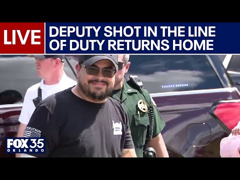 Watch live | Volusia County Deputy Jose Rivera released from hospital