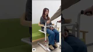 Easily move patients at home or anywhere! 📌 Elderly Patient Transfer Lift Handicapped Wheelchair