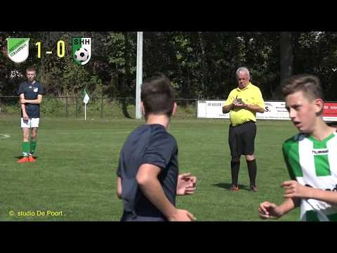 14 september  2019, bekerwedstrijd BrevendiaJO15-1 / SHHJO15-1