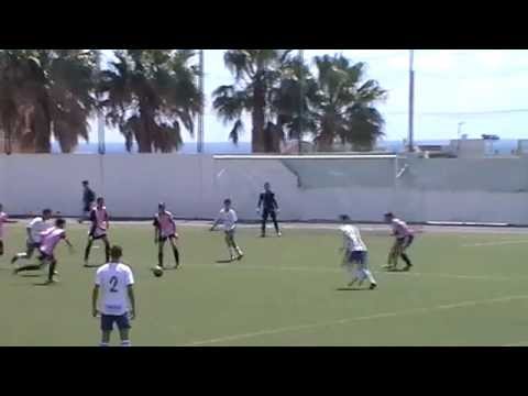 OWEN CARBALLO N.7, CD TENERIFE, TEMPORADA 2014-2015 E.M.F. CANDELARIA B - CADETE B, GRUPO 1