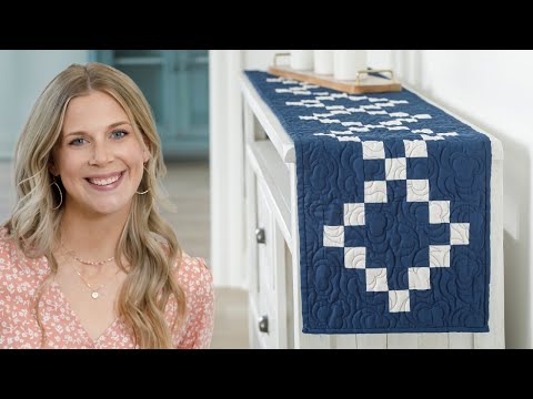 How to Make a Mini Irish Change Table Runner - Free Project Tutorial
