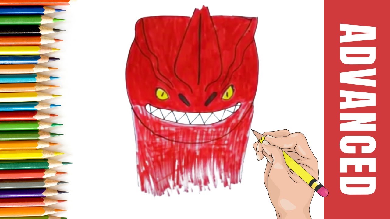 How to Draw Red Blaster Sea Beast |EASY Tutorial | FOR KIDS