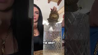 The Golden Labubu was tested for authenticity with vinegar 😳 thumbnail