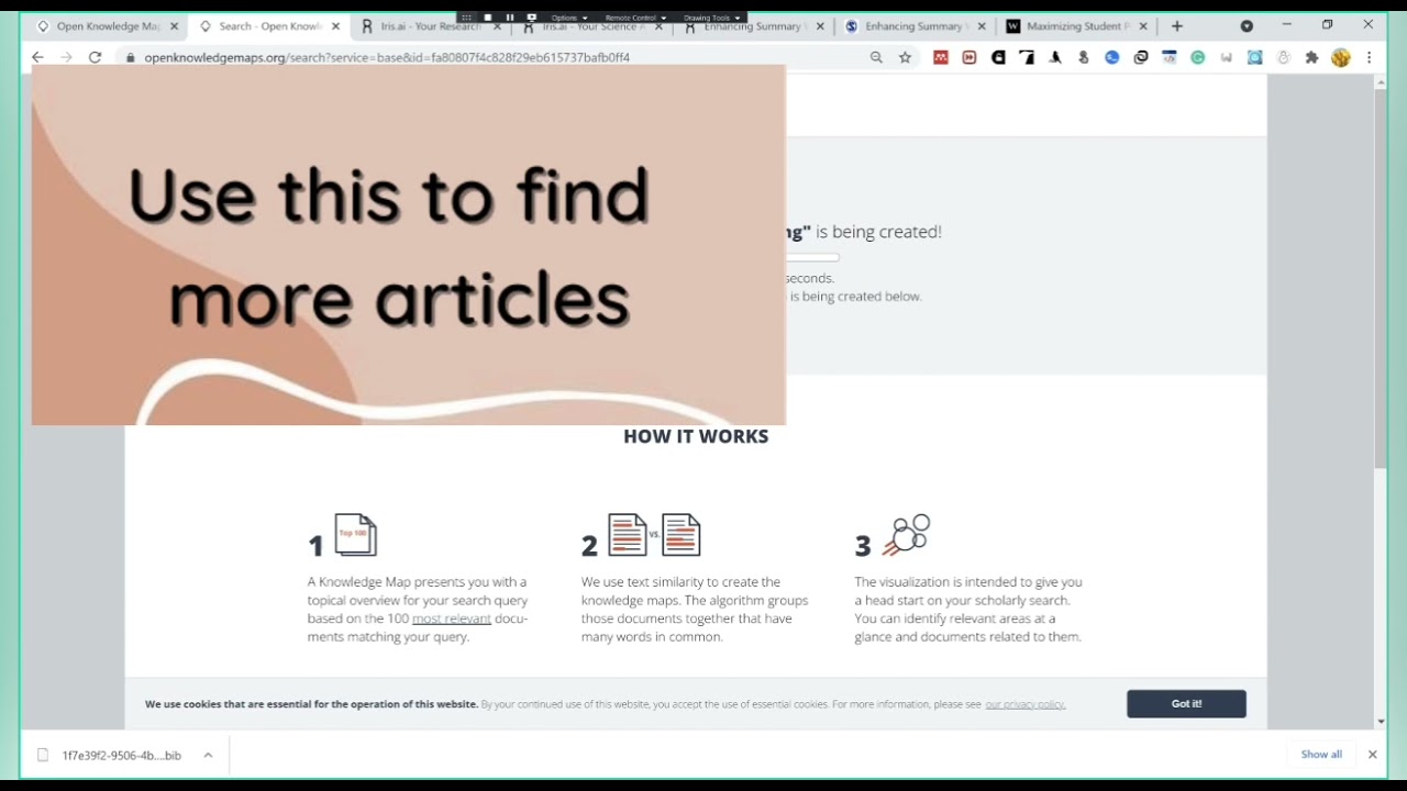 B1 - Smart Literature Finder - Open Knowledge Maps