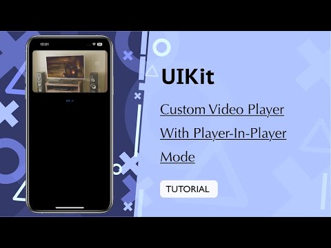 UIKit - Custom Video Player with Internal + External PIP Mode - Programmatic UI - Xcode 16 thumbnail