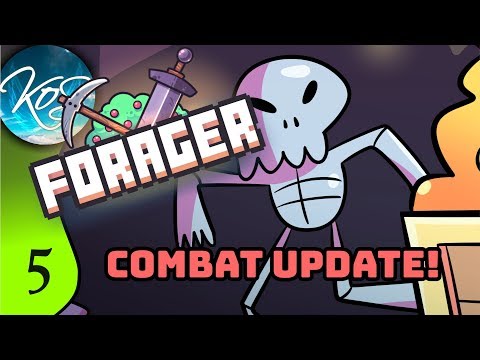Forager Ep 5: HALTING SKILLS - Combat Update! - Let's Play