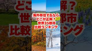 海外移住するならどこ?日本は🇯🇵 #アメリカ生活 #海外チャレンジ #ninavi #shorts