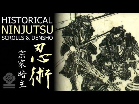 Authentic Historical Samurai & Ninja Scrolls & Densho | Ninjutsu, Ninpo, Bujutsu, Budo