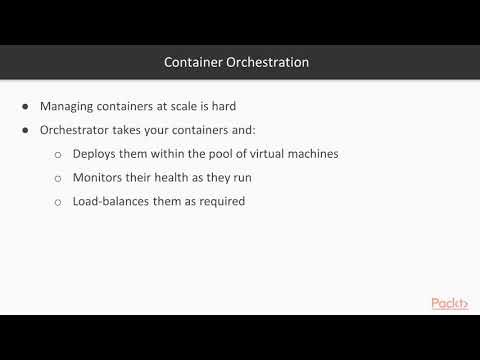Containerization Docker Kubernetes Azure Recap What Is Container Orchestration | packtpub com