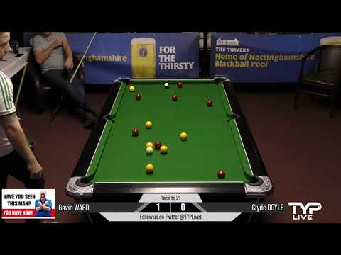 Gavin Ward vs Clyde Doyle | £12,000 Money Match | Blackball Rules | Live from The Towers Mansfield