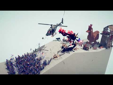 HIDDEN UNITS Team vs ARROW Team - Totally Accurate Battle Simulator TABS