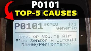 How To Fix P0101 Engine Code: Mass or Volume Air Flow "A" Circuit Range/Performance