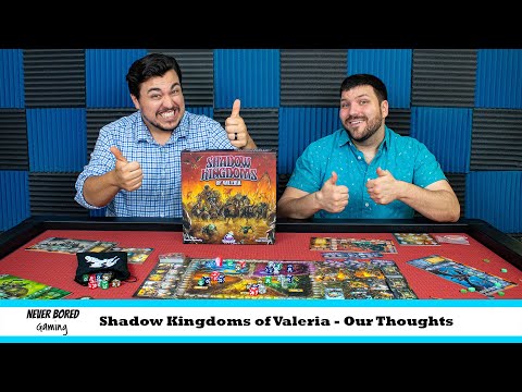 Shadow Kingdoms of Valeria - Our Thoughts (Board Game Review)
