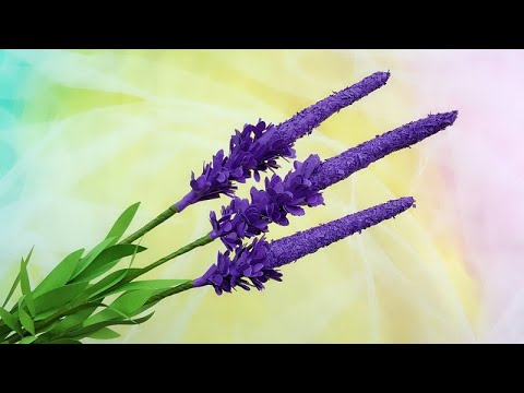 ABC TV | How To Make Spike Speedwell Flower With Shape Punch - Craft Tutorial