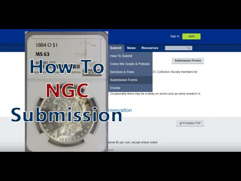 NGC Using Online Submission Service How To Submit Coins Step By Step Guide