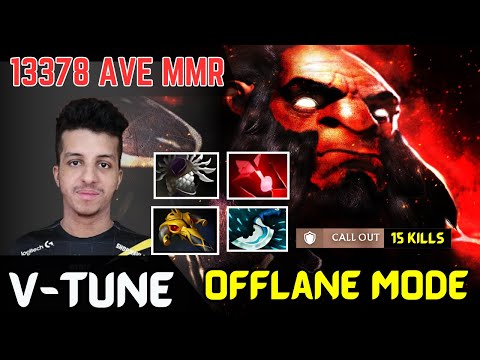 Unleashing V-tune's Pro Axe Offlane Skills Against Crystallis' Bristleback | Fullmatch Player View