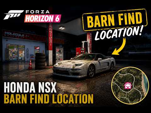 Thumbnail for FORZA HORIZON 6 Honda NSX Barn Find Location! (Fastest Unlock Guide) by Honda NSX