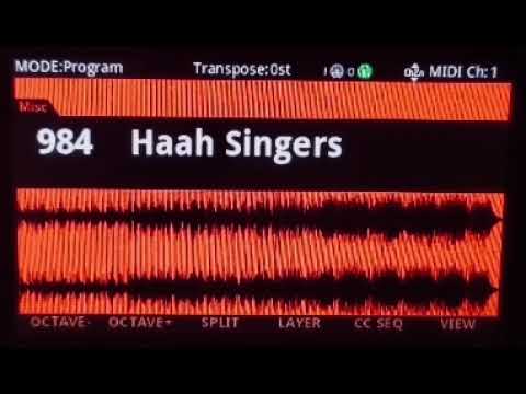 Kurzweil PC4 All Choir Voices Patches