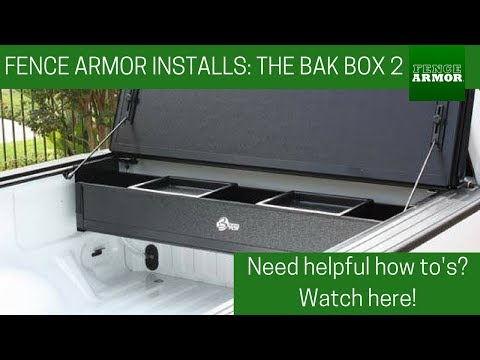 BAKBox 2 Truck Bed Tool Box Installation on Ford F150 | Fence Armor