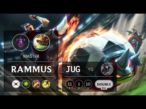 Rammus Jungle vs Kayn - KR Master Patch 9.10