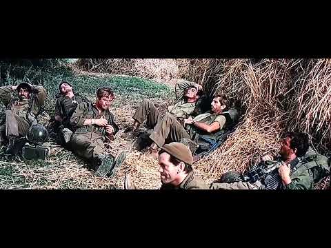 Harry Dean Stanton playing the harmonica in 1970 film, Kelly's Heroes