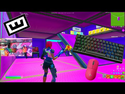 ⭐️Unboxing Wooting 60HE Keyboard⭐️ASMR Chill 🤩3V3V3 Go Goated 🎧 Satisfying Fortnite 360 FPS 4K⭐️