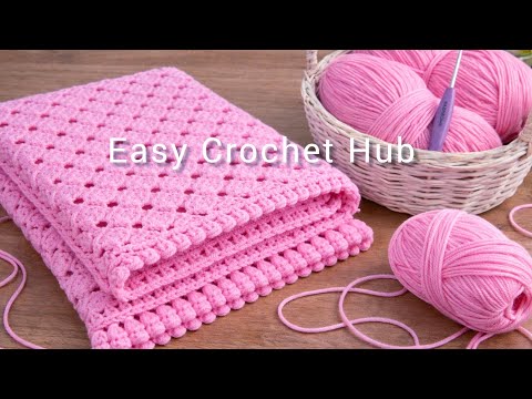 😱Just 1 Row, So Easy! Modern Crochet Pattern⚡