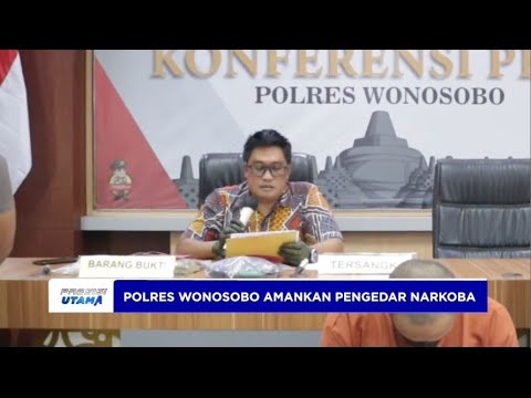 POLRES WONOSOBO AMANKAN PENGEDAR SABU