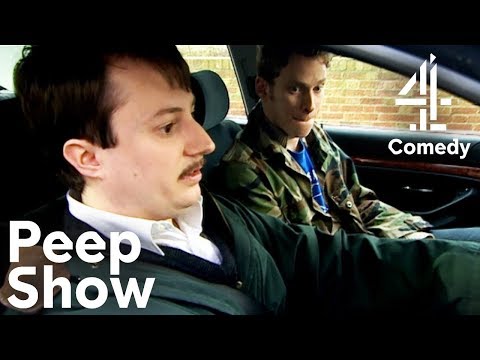 Mark Crashes Johnson's BMW | Peep Show