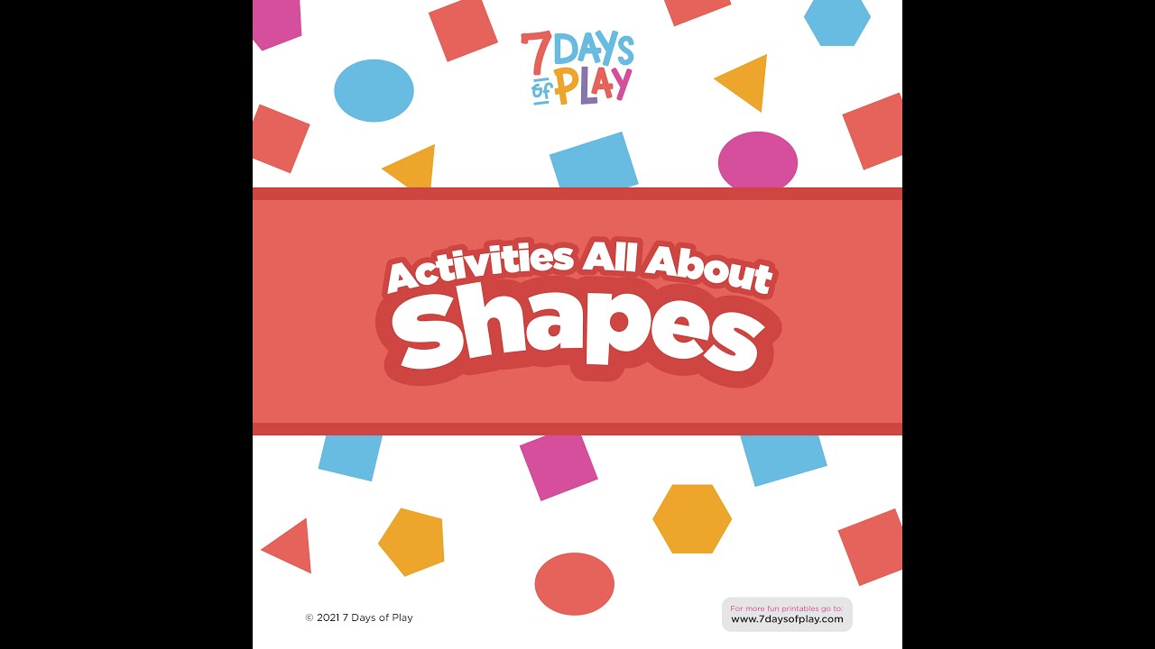 Shape Activities - Printable and Reusable!