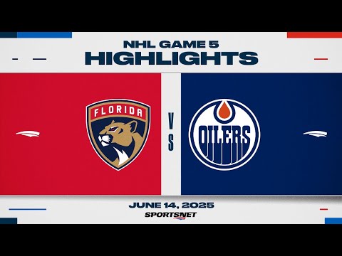 NHL Game 5 Highlights | Panthers vs. Oilers - June 14, 2025
