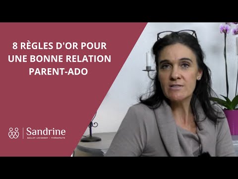 Relation parents ado - 8 règles d'or pour une bonne relation parents adolescents