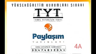 Paylaşım yayınları  TYT-4 geometri çözümleri 2026-1*