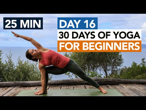 25 Min Energising Yoga Routine (Day 16) 30 Days of Yoga For Beginners thumbnail