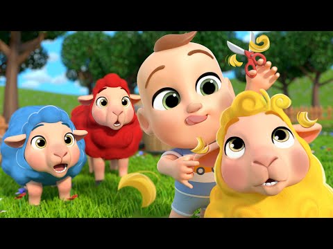 Baa Baa Rainbow Sheep Song | Almama Nursery Rhymes & Kids Songs
