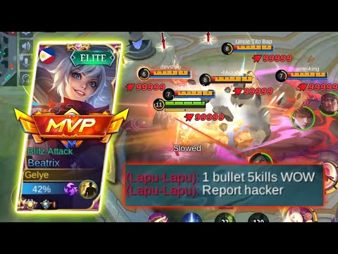 GELYE ONESHOT BUILD = UNLIMITED SAVAGE + ONEHIT ALL HEROES | MLBB