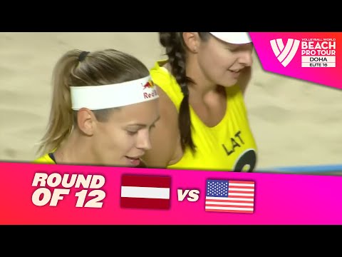 Anastasija/ Tina vs. Hughes/ Cheng - Quarter Finals Highlights Doha 2023 #BeachProTour