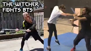 The Witcher Behind The Scenes | Cast Fight Training | Netflix video