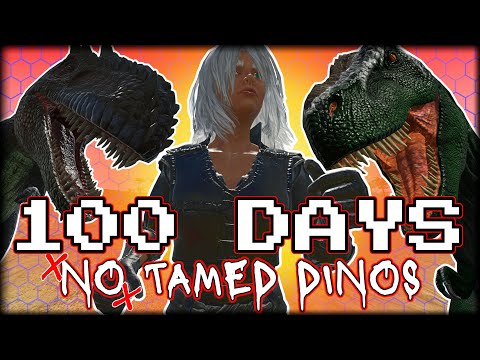 Can I Survive 100 Days Without Any Tamed Dinos? Ark: Survival Evolved - True Survival Edition