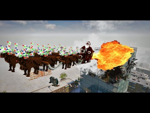 ADVG - TEARDOWN - Santa's Sledge Destruction Slow Down Rudolf