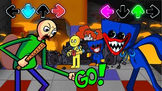 Cover art for Baldi vs Huggy Wuggy (Genocide Battle)