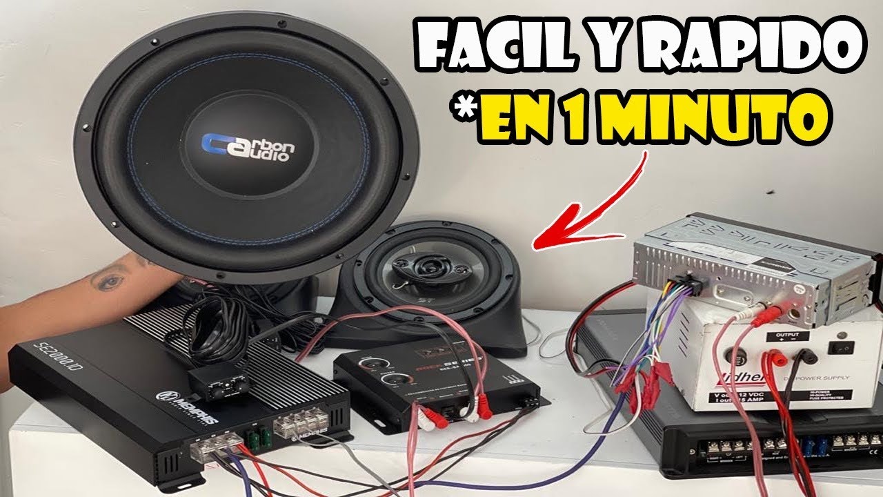 Como conectar Car-Audio en menos de un Minuto- Tutorial-Hazlo tu mismo
