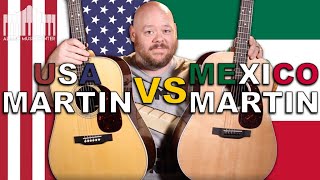 Video thumbnail for Made in the USA Martin D-28 vs. Made in Mexico Martín D-13E | What's the difference? by Alamo Music Center