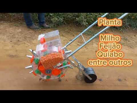 Teste da Plantadeira manual de milho, feijão e quiabo: a maneira mais fácil de plantar suas sementes