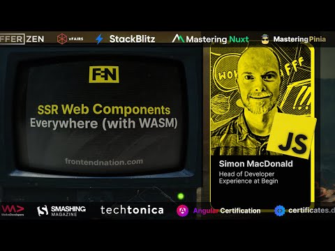 Frontend Nation 2024: Simon MacDonald - SSR Web Components Everywhere (with WASM)