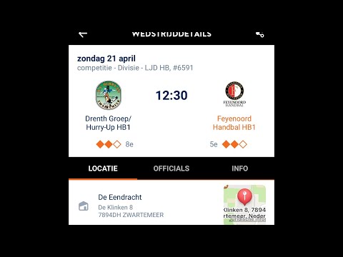 Drenth Groep/ Hurry-Up HB1 / Feyenoord Handbal HB1
