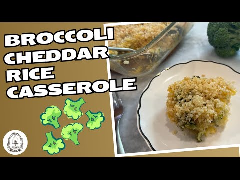 How to Make Broccoli Cheddar Rice Casserole - Happy Bake Day