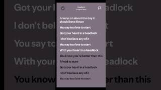 Headlock - Imogen Heap (Lyrics)