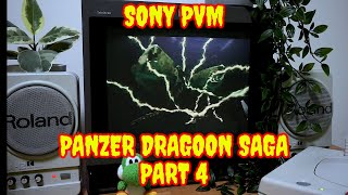 Panzer Dragoon Saga on Sega Saturn Part 4 - Played on a Sony PVM grab a drink and play along!