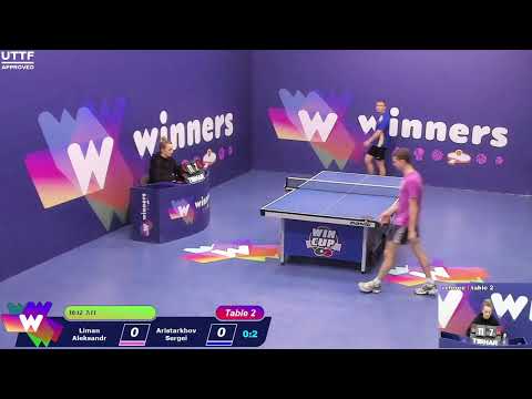 WINners CUP table 2  07.02  Liman Aleksandr - Aristarkhov Sergei  20:30